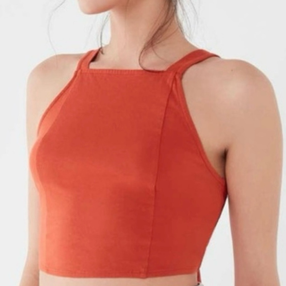 Urban Outfitters Bridgette Tie Back Crop Top size Small